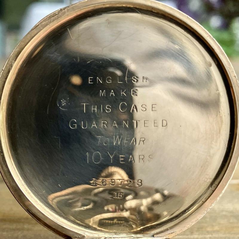 Gold Plated Half Hunter Pocket Watch