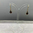 9ct Gold and Garnet Earrings