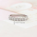 18ct White Gold Diamond 1/2 Eternity Ring 0.42ct