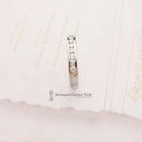 18ct White Gold Diamond Half Eternity Ring 0.36ct