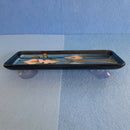 A Moorcroft Pen Tray in the Calla Lily Design by Emma Bossons