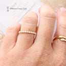 18ct Diamond Half Eternity Ring 0.53ct