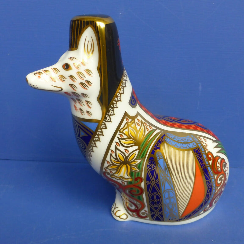 Royal Crown Derby Limited Edition Paperweight Welsh Corgi (Boxed)