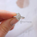 Platinum Marquise Diamond Cluster 1.00ct