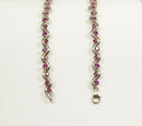 Silver & Amethyst Crystal Necklace