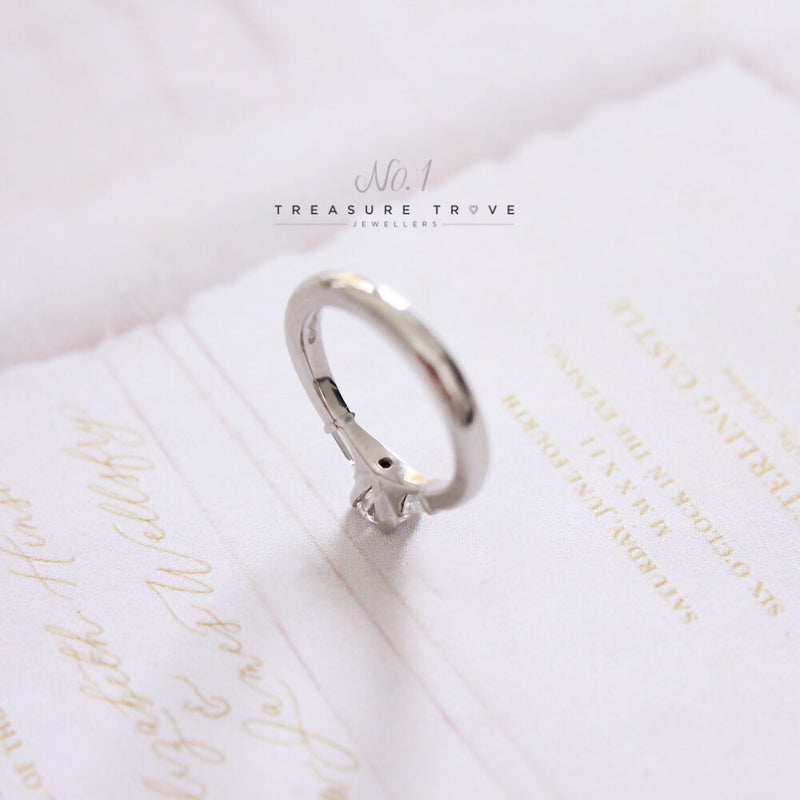 Platinum Diamond Solitaire 0.45ct