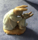 Royal Albert Mrs Rabbit And Peter figurine. Royal Albert Beatrix Potter figurine. BP6