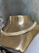 Vintage Grosse (Dior Designer) 1970 Gold Plated Choker Necklace