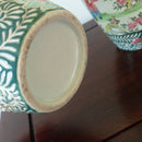 A pair of Japanese pottery vases.