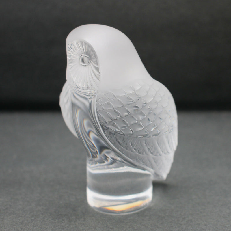 Lalique "Owl" paperweight