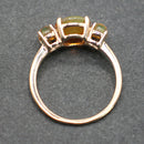 9ct gold Ethiopian jelly opal ring