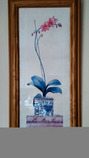 CAROLYN BUCHA FRAMED ORCHID PRINT