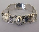 Vintage Georg Jensen Sterling Silver Dove Bracelet 1961 Original Box Number 24