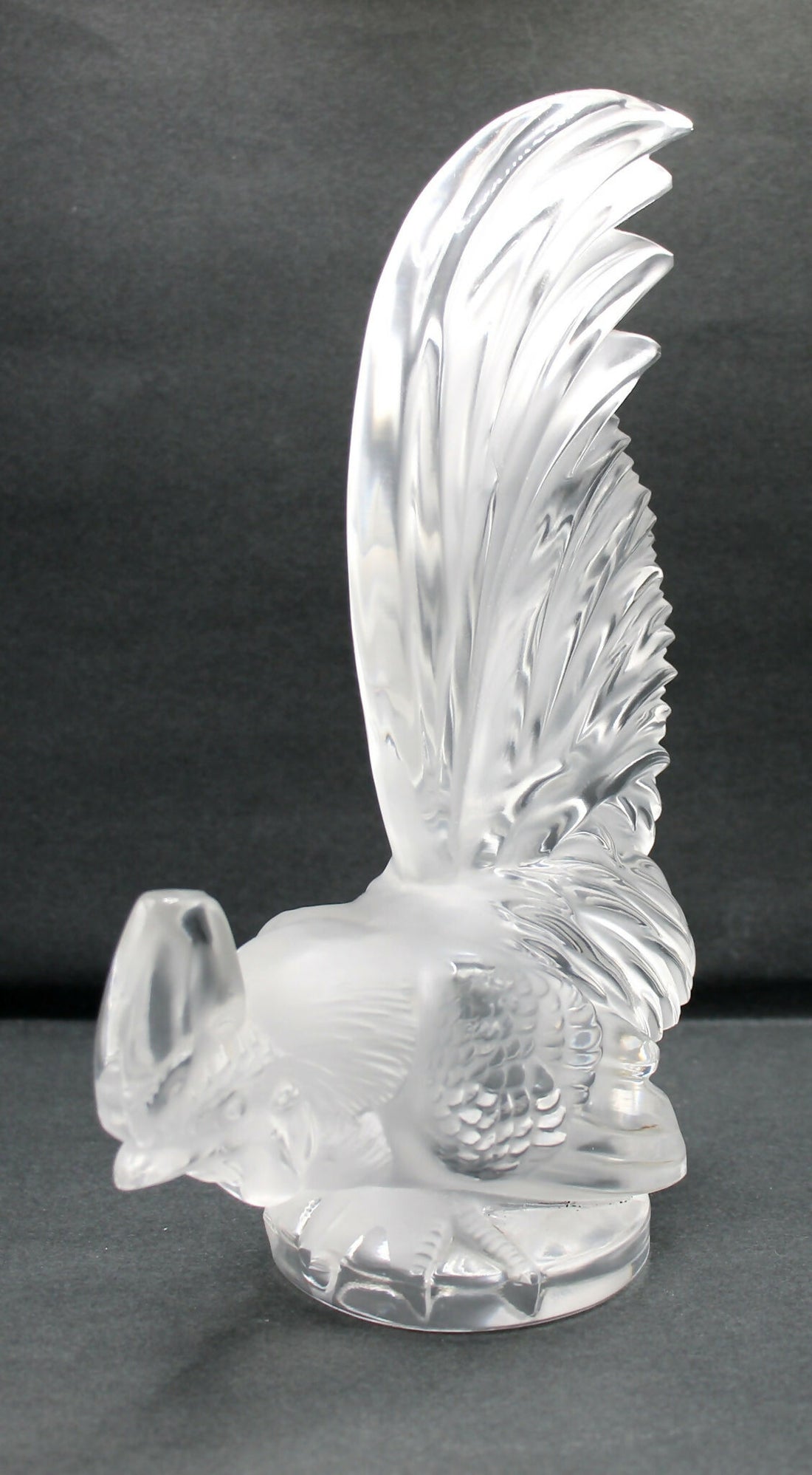 Lalique Coq Nain (Bantam rooster) car mascot