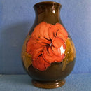 A Moorcroft Vase (5.39inch) in Hibiscus Design by Walter Moorcroft