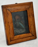 Admiral John Jervis, 1st Earl of St Vincent, Polychrome Wax Relief Portrait Profile.