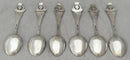 HMS Renown, Six Silver Teaspoons Commemorating Her 1923-1926 Refit. Birmingham 1926, 2.2 troy ounces.