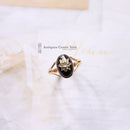 Antique 18ct Garnet & Diamond Ring