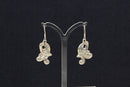 Silver Designer Dropper Earrings