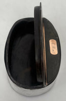 Early 19th Century Rose Gold, White Metal & Tortoiseshell Naval Snuff Box with Applied Fouled Anchor.