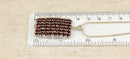 Stunning Silver & Garnet Statement Pendant and 18 Inch Silver Snake Chain