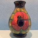 A Large Moorcroft Vase (7.5inch) in the Rose Design by Sally Tuffin
