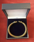 A Bronze Age Bracelet With Dragons head Terminals.