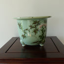 A Japanese pottery jardiniere