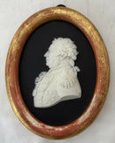 Admiral Adam Duncan, 1st Viscount Duncan, Wedgwood Black Jasperware Portrait Medallion. After John De Vaere.