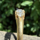 Antique Edwardian Old Mine Cut Diamond 18ct Gold Five Stone Engagement Ring (1.40cts)