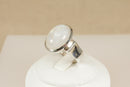 Silver & Moonstone Statement Ring