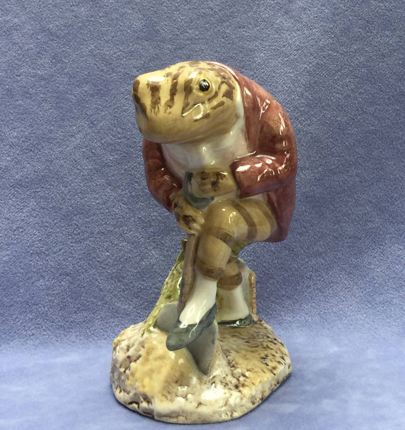 Beswick - Mr Jeremy Fisher Digging figurine Bp4 Beswick Beatrix Potter figure