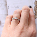 Certified Platinum Diamond Solitaire 0.55ct E Colour