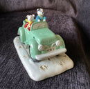 Royal Doulton Rupert The Bear in car figurine Royal Doulton Rupert Bill And The Mysterious Car
