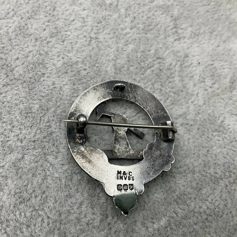 Silver Macrae clan badge