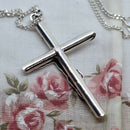 Silver Crucifix on 16" Silver Chain