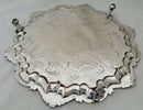 Late Georgian Old Sheffield Plate Salver, Arms of Crompton. T & J Crewsick, circa 1820 - 1840.