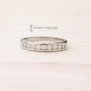 18ct White Gold Diamond Half Eternity Ring 0.36ct