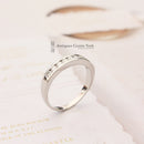 18ct White Gold Diamond Half Eternity Ring 0.36ct