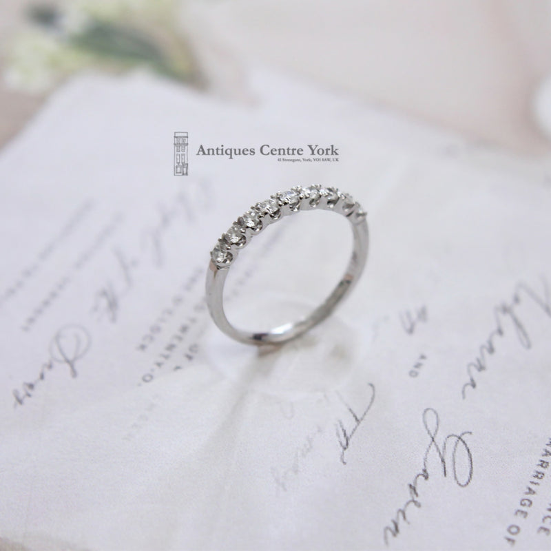 18ct White Gold Diamond Half Eternity 0.30ct