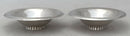 Elizabeth II Pair of Modernist Silver Dishes. London 1988, Asprey. 4.4 troy ounces.