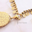 Victorian Silver Gilt Locket & Collar