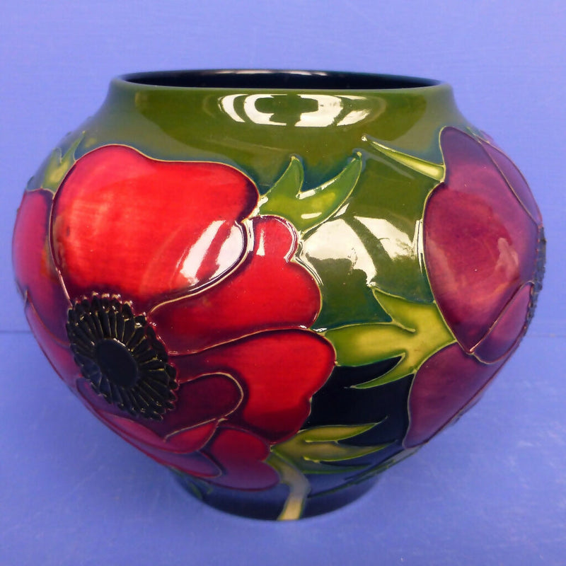 Moorcroft Vase - A Tribute To Anemone By Emma Bossons