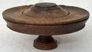 Admiral John Jervis, 1st Earl of St Vincent, Bronze Medal Inset into an Oak Tazza. Circa 1820 After George Mills.