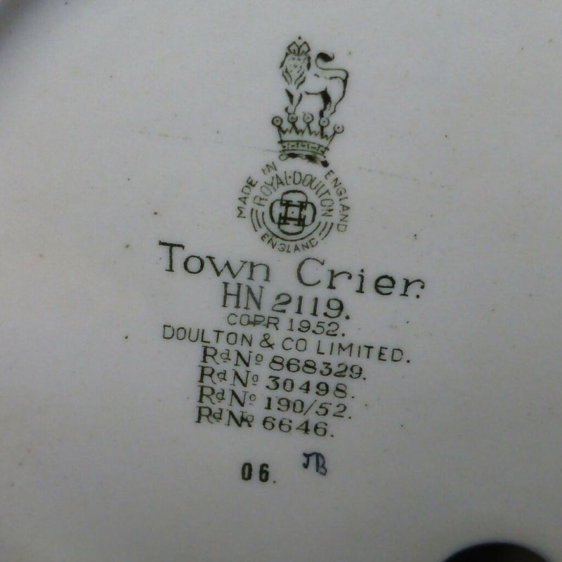 Royal Doulton Character Figurine - Town Crier HN2119
