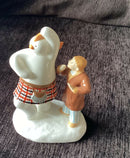 Coalport snowman figurine Coalport Highland Fling figurine Coalport snowman figure