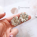 Tiffany & Co Silver Marigold Clip on Earrings