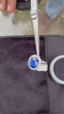 8.35ct Natural Royal Blue Sapphire in 18K Gold