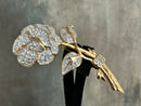 Vintage Nolan Miller Statement Rhinestone Pave Brooch