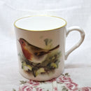 Vintage Royal Worcester "The Robin" Cup and Saucer Set